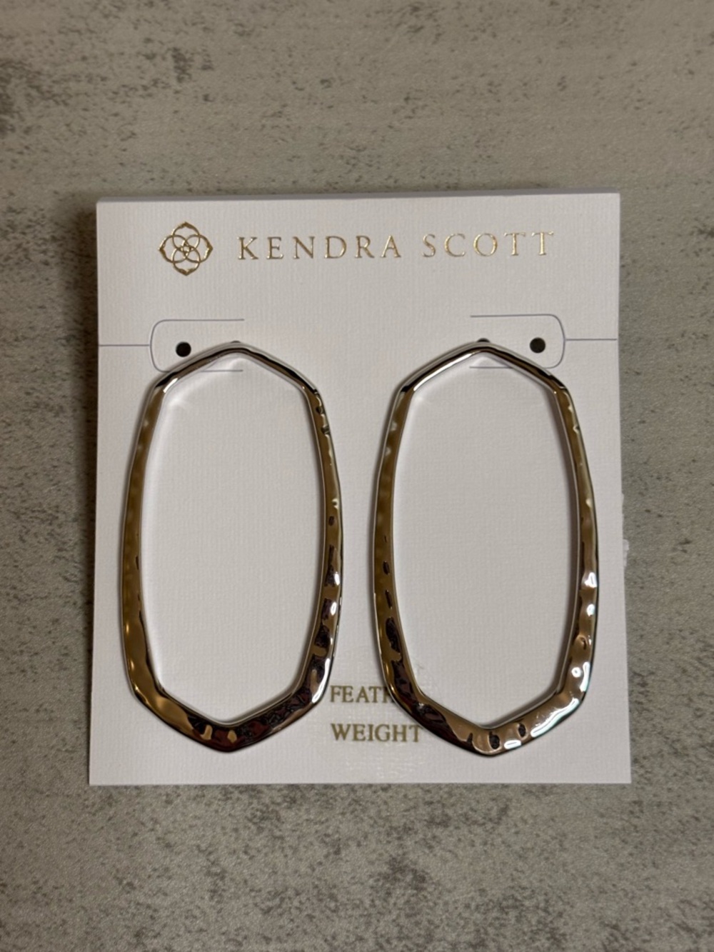 Kendra Scott Zorte Open Frame Earrings in Silver